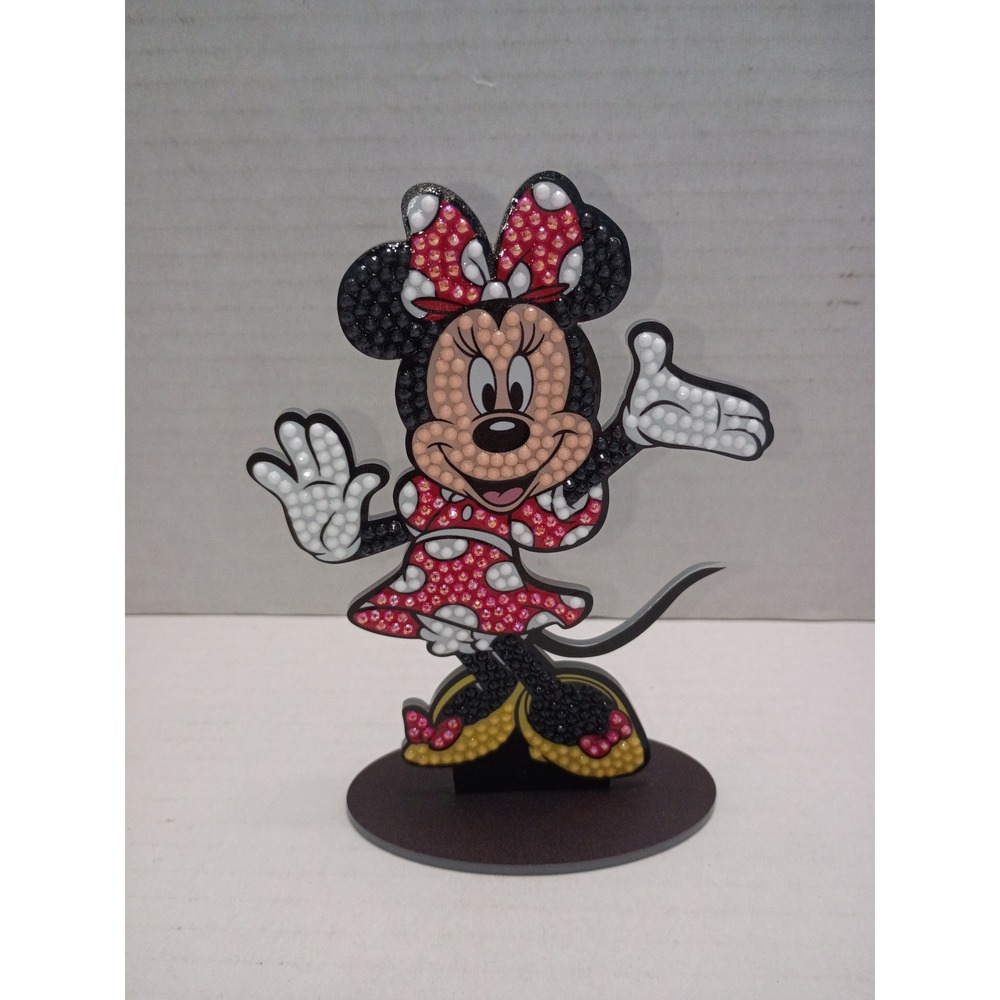 Disney Minnie Mouse Diamond Art Club Rhinestone Acrylic Standee Figure 7 Inch